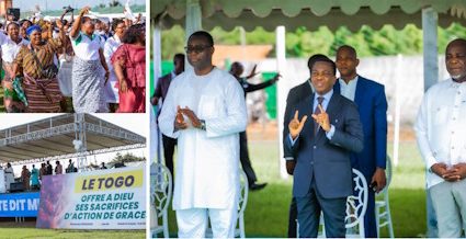 ENTREE PACIFIQUE DU TOGO DANS LA VE REPUBLIQUE : Différentes confessions religieuses réunies à Tsévié pour un Culte œcuménique d’action de grâce