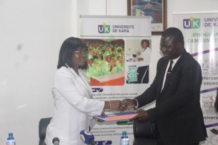 UNIVERSITE DE KARA : Prof. Tchariè passe le témoin au Prof. Prénam Houzou-Mouzou, première femme présidente…