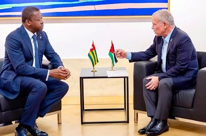 COOPERATION LOME – AMMAN : Le Président Faure Gnassingbé a échangé avec le Roi Abdala Ii de Jordanie