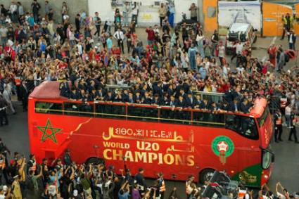 LE MAROC, CHAMPION DU MONDE FIFA U-20 2025 : Un accueil digne des héros, réservé aux héros sur les Hautes Instructions de SM le Roi