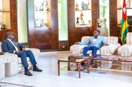 COOPERATION LOME-KINSHASA : Faure Gnassingbé a échangé avec le ministre congolais de l’Intégration régionale à Pya